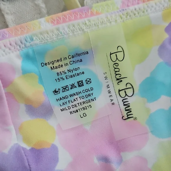 Floral Pastel Bikini Set - Picture 3 of 5